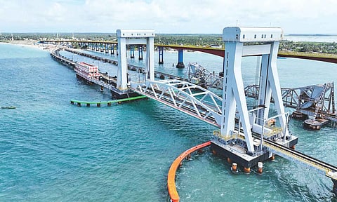 New Pamban bridge (file photo)