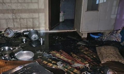 Visuals from the incident site