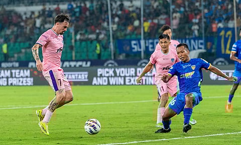 Ryan Williams in action against Chennaiyin&nbsp;