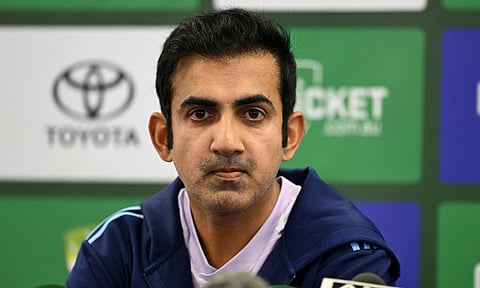 Head coach Gautam Gambhir&nbsp;