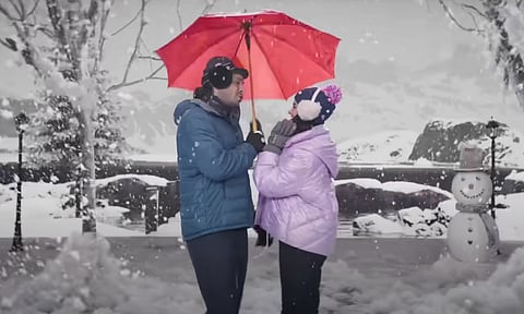 Screengrab from "Loveyapa Hogaya" song