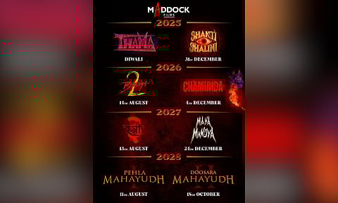 Maddock Films's line up (image: X)