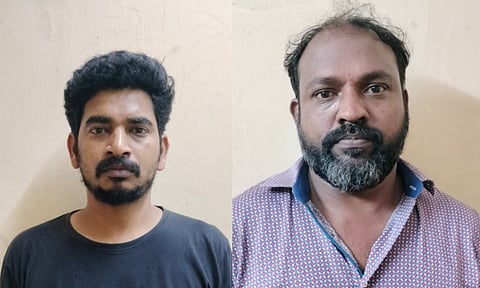 Accused Sathyaseelan and Raja (L to R)