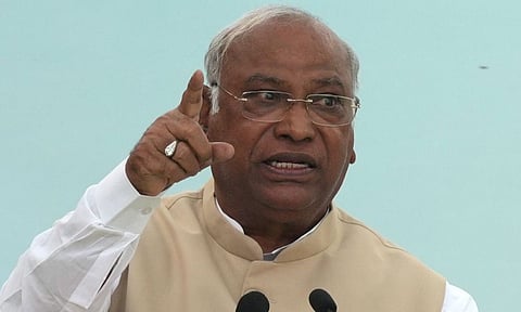 Congress president Mallikarjun Kharge
