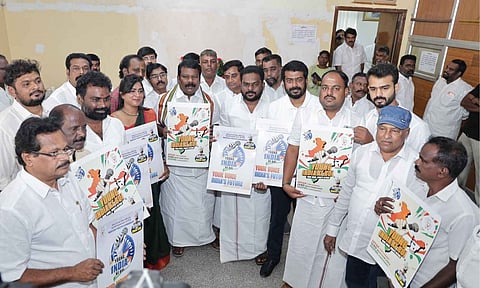 TNCC chief Selvaperunthagai at a Young Congress event on Saturday