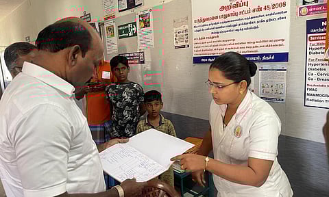 Minister Ma Subramanian conducted a surprise inspection at&nbsp; Primary Health Centre (PHC) in Tiruchy (X)