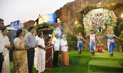 &nbsp;Minister for Tourism R Rajendran kicked off the 49th India Tourism and Industrial Trade Fair at the Island Grounds