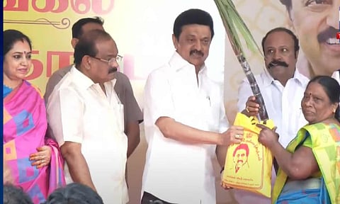 CM Stalin launches Pongal gift hampers