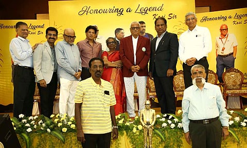 Kasi Viswanathan felicitated at a grand ceremony&nbsp;