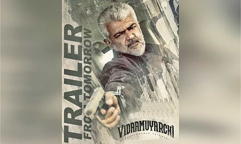 Vidaa Muyarchi trailer announcement poster