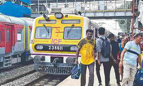 Railway station at Tiruvallur is one of the oldest and busiest public transport facilities near the city