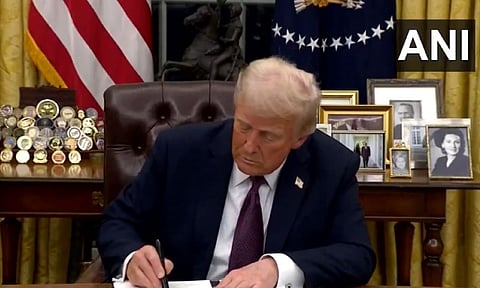 &nbsp;US President Donald Trump (ANI)