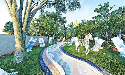 A proposed walkway at Panagal Park
