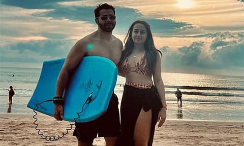 Actor Varun Dhawan and his wife Natasha (Instagram)