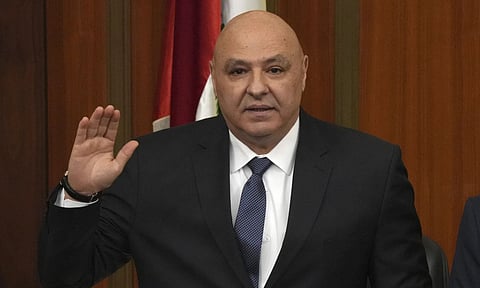 Lebanese President Joseph Aoun (AP)