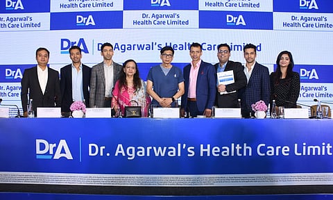 Dr. Agarwal's IPO Press meet Group&nbsp;picture