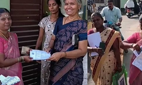 Booth slip distribution for the upcoming Erode East bypoll (Thanthi TV)