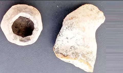 Terracotta jar found in 3rd phase of excavation in Vembakottai