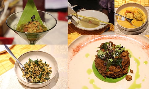 Variety of dishes from Sangamithirai restaurant at the Feathers Hotel (Photo: Justin George)