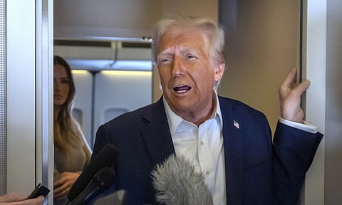 US President Donald Trump (AP)