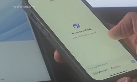 DeepSeek chatbot (AP)