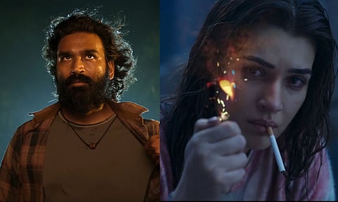 Dhanush and Kriti Sanon from "Tere Ishk Mein" movie teaser (Youtube)