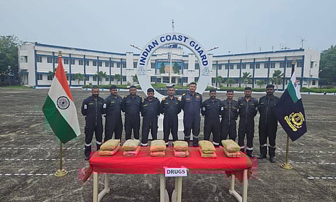 Seized Ganja by Indian Coast Guard (Photo: ICG)