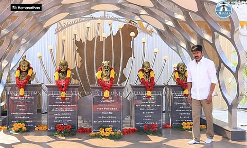 Vijay’s TVK celebrated its first anniversary at its headquarters in Panayur (Photo: Hemanathan M)