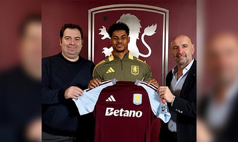 Aston Villa have completed the loan signing of Marcus Rashford from Manchester United