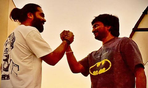 Actor Simbu and director Desingh Periyasamy (IANS)