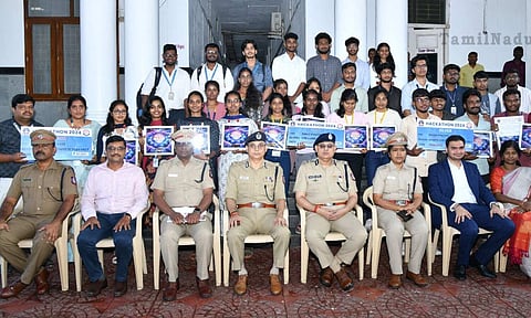 Tamilnadu Police Hackathon Winning College students (X)