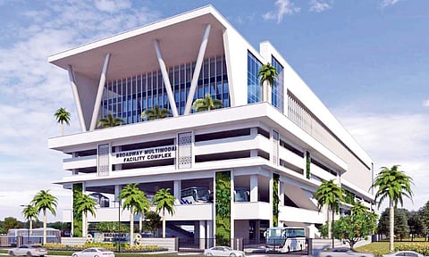 A model of the proposed complex