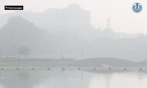 Foggy morning at Chetpet Eco Park (Photo: Manivasagan N)