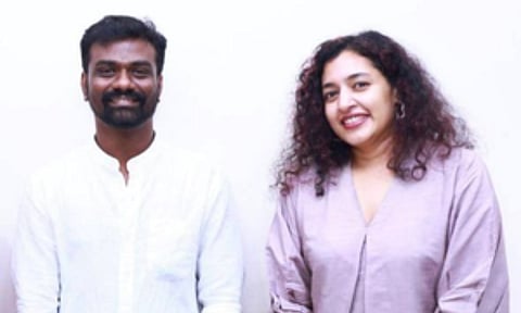 Director Rajkumar Periasamy with Indhu Rebecca Varghese (IANS)