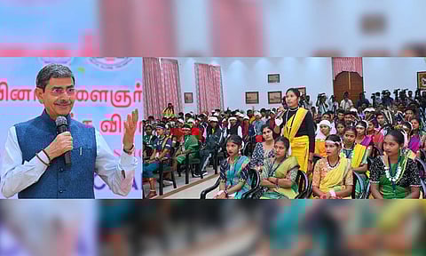 Governor Ravi interacts with youth from northern states during 16th Tribal Youth Exchange Programme