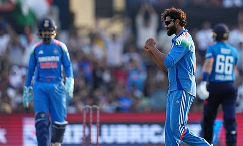 Ravindra Jadeja celebrates after a wicket (Photo: X/@bcci)