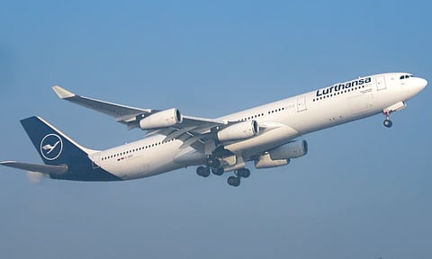 Lufthansa's LH 759 departs from Chennai to Frankfurt after a long delay on Feb 11, 2025 morning (Photo: @chennai.spotter/ Instagram)