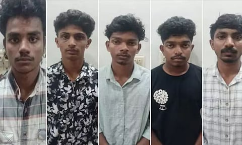 Arrested college students (Daily Thanthi)