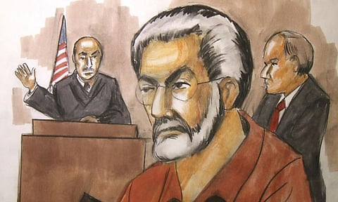 Tahawwur Rana was detained in the US less than a year after the Mumbai attacks and sentenced to 14 years for conspiracy to provide support to a terror plot in Denmark (AP)