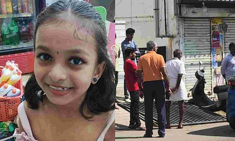 (L-R Aishwarya, The fallen gate at the Nanganallur residence)