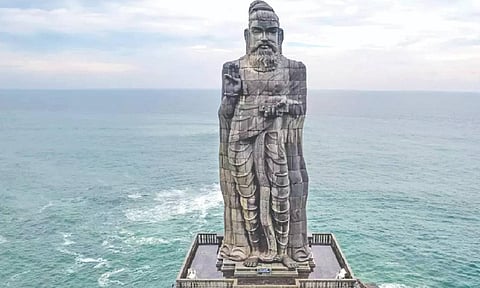 Tamil poet and philosopher Thiruvalluvar&nbsp;
