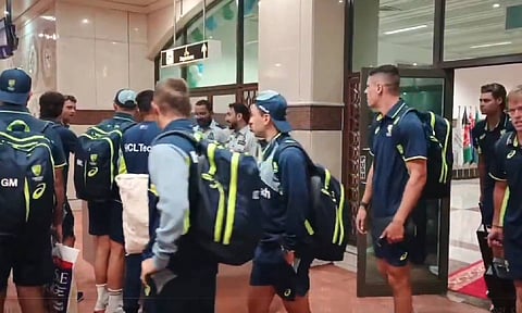 The Australian cricket team arrived in Pakistan on Monday to participate in the upcoming ICC Champions Trophy (X/pcbmedia)