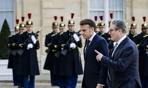Keir Starmer arrives in paris to join an emergency summit on Ukraine&nbsp;