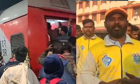 Team's captain Sachin Siva appealed to the state government for assistance in arranging transportation (Thanthi TV)