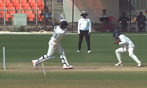 Screengrab of the final catch (X/@bccidomestic)&nbsp;