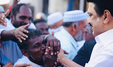 Tamil Nadu CM MK Stalin surprised the locals at Neyveli when he hopped off his car during a visit to the town (X)&nbsp;