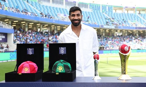 Bumrah receives his ICC awards for 2024 during India-Pakistan match in Champions Trophy (X)&nbsp;