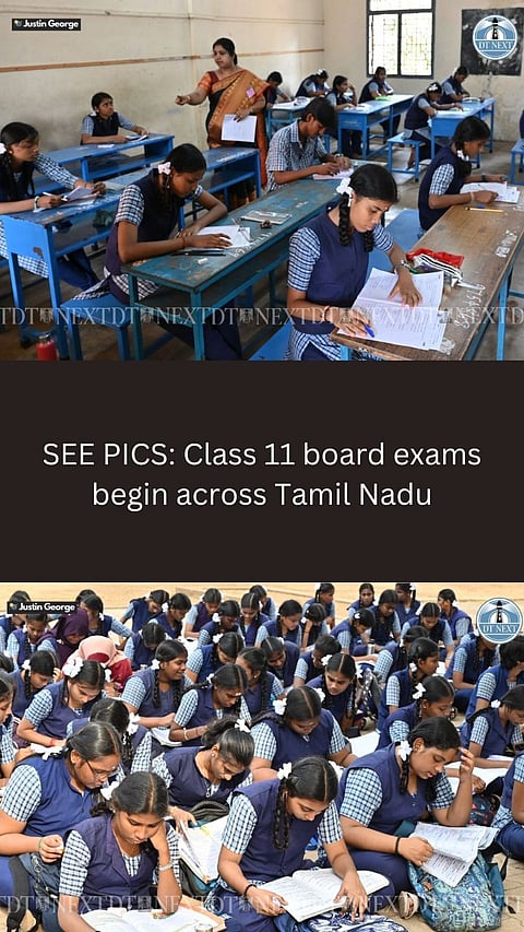 SEE PICS: Class 11 board exams begin across Tamil Nadu