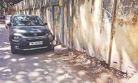 Rosary Street, Mylapore, after the clean-up