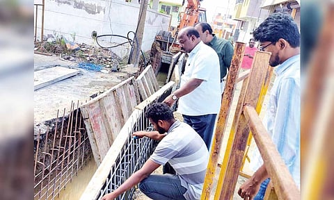 Ongoing SWD works in Perungudi (Zone 14)&nbsp;